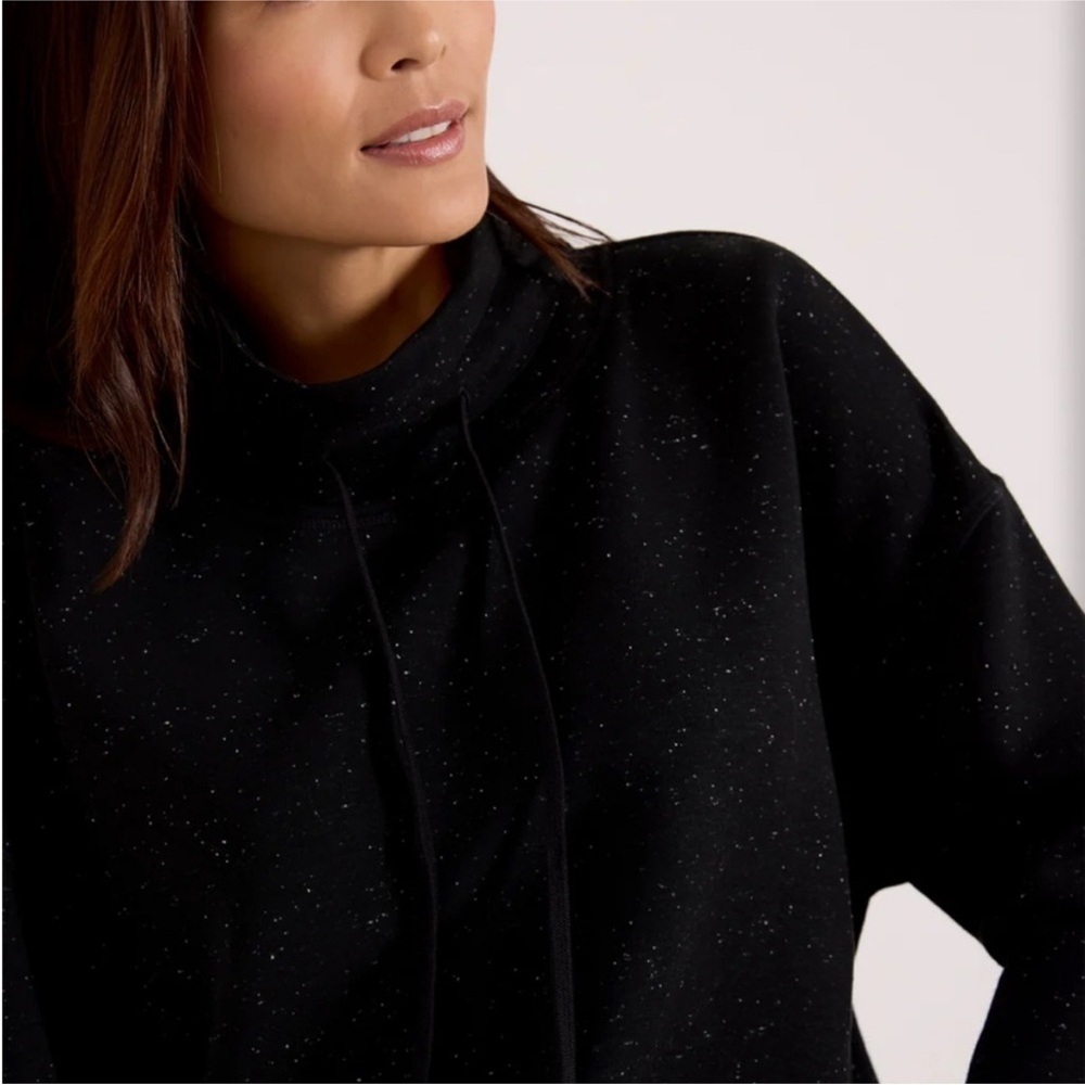 Varley Oakdale Sweat Double Soft Size XS black speckled - Picture 3 of 12